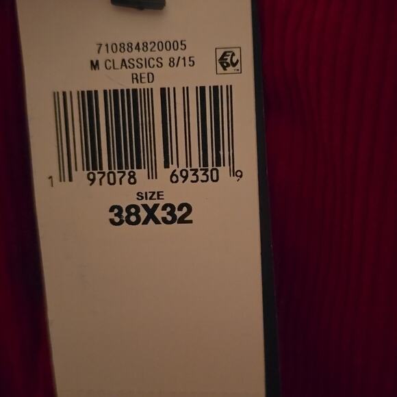 Polo Ralph Lauren Men's Stretch Straight Fit RED Corduroy Pants 38 x 32 NWT - Picture 11 of 15